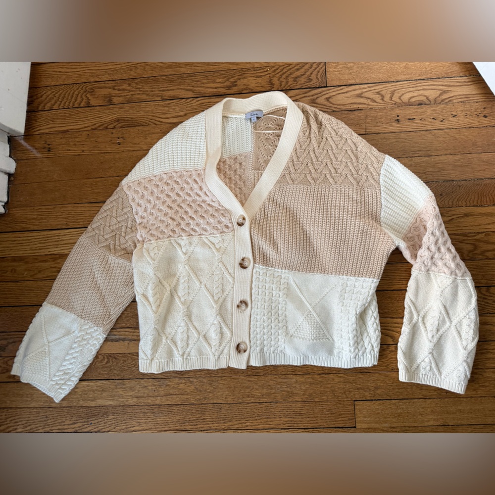 Rails Patchwork Cardigan - Size Large
